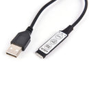 DC 5V USB LED RGB Controller 3Key 4Pin Remote Controller For LED Strip Light M&O