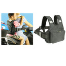 Motorcycle Child Kid Safety Seat Strap Baby Harness Belt Reflective Black