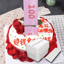 Funny Box Cake Money Props Making Surprise For Birthday Cake Banquet Party