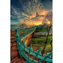 5D Picture Trestle Scenery Full Round Drill DIY Diamond Painting Mosaic Kit