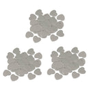 150pcs Metal Flat Round Circle Blank Coin Stamping Charms Tag Pendants 8mm
