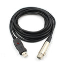 High-Qulaity USB Male to 3Pin XLR Female Microphone MIC Studio Audio Link Ca OZ