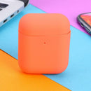 Wireless Earphone Silicone Case for Airpods Protector Charging Box (Orange) A