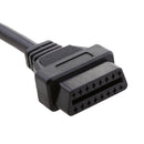 9 Pin J1939 to 16 Pin OBD2 Female Interface Diagnostic Cable Adapter