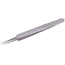 3PCS Precision Tweezers Stainless Steel Curved Fine Tip acne Tweezers Plier FT