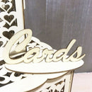 Mr & Mrs Wedding Gift Card Box Wooden Wedding Invitation Card Box Card Sign V4J7