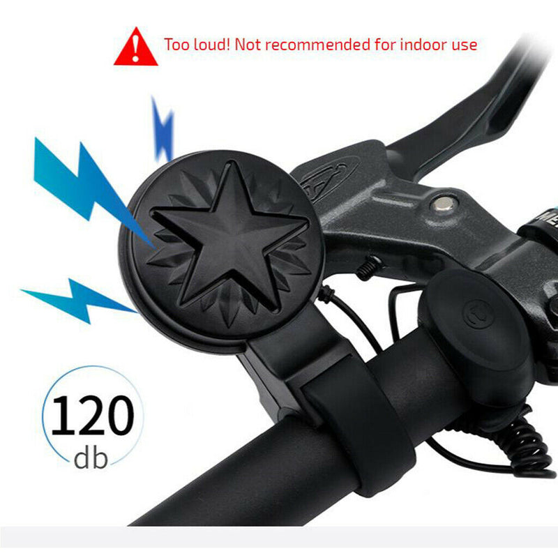 Waterproof Cycling USB Electric Bicycle Horn Bike Handlebar Ring Bell Alarm for