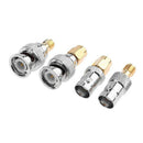 8 Pcs BNC To SMA Type Male Female RF Kit Adapter Connector Test Converter TUA