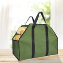 Portable Storage Bag Waterproof Canvas Log Storage Bag Wood Firewood Bag Lo