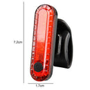 2Pcs/Set Rear Bike Tail Light,Ultra Bright Usb Rechargeable Bicycle Taillig W9D3