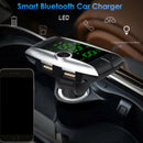 Bluetooth Car Kit FM Transmitter Wireless Radio Adapter USB Charger MP3 Player