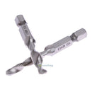 4pcs 1/4" Hex Shank HSS Metric Hand Screw Thread Tap Taper & Drill Bits Tool