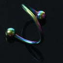 Stainless Steel Flexo Twist Helix Cartilage Ring Earring Piercing Lots Mult