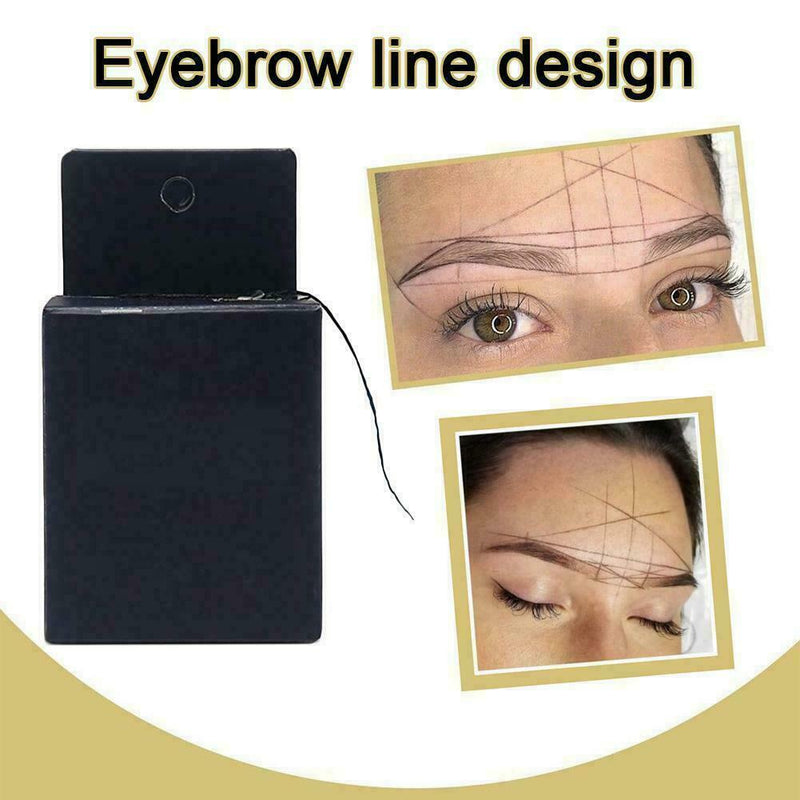 Microblading Eyebrow Mapping String Pre Inked Eyebrow Thread Browline B3L8