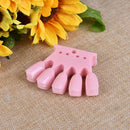 50PCS Pink Crown False Nail Art Polish Gel Tip Sample Practice Display Hold%!