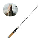 Winter Fishing Rods Pocket Ice Fishing Rod Spinning Travel Rods Fishing Pol H8W7