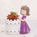 2pcs Cute Succulent Planter Pots Pot Container Desk Home Decor Ornaments