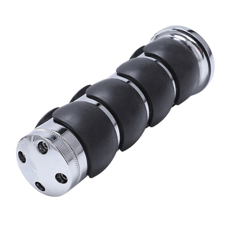 25 MM UNIVERSAL KNOB ALUMINIUM RUBBER HANDLE CUSTOM MOTORCYCLEBLACK X2K3