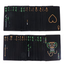 Black Luminous Fluorescent Poker Cards Playing Card Glow In The Dark 3C