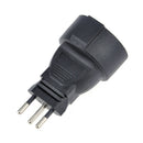 Italy Switzerland to EU Germany Plug Power Adapter 3-Pin Socket For Travel 10A