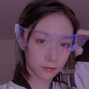 LED Glasses Clear Visor Party Luminous Glasses Light Up Rave DJ Sun Glasses