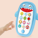 Infants Shark Music Phone Toys Lights Music Play and Learn 6+ Months blue