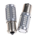 2Pcs Red BA15S P21W 1156 33SMD 5730 12V LED Car Reverse Backup Lamp B Nd