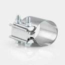1Pcs Car Modification Stainless Steel 2.5 inch 63mm Exhaust Pipe Clamp FWZ