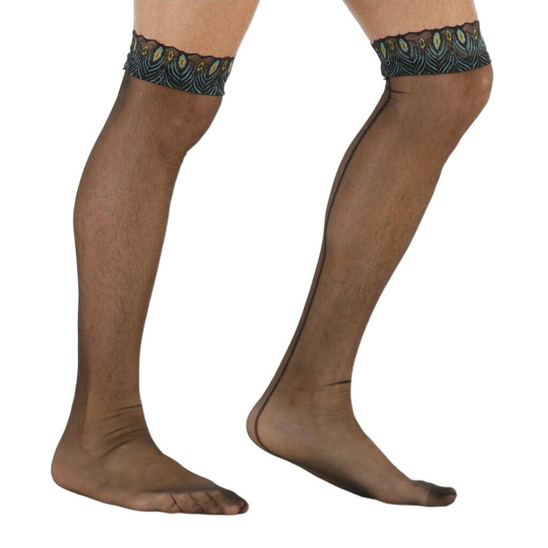 2 Pairs Breathable Stockings for Men Plus Size