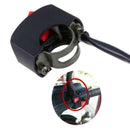 Motorcycle Handlebar Headlight Fog Spot Light Waterproof On Off Switch Bla WJR