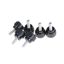 6pcs M4x10 Threaded Knurled Thumbscrew Grip Knobs Screw made in china  OZ