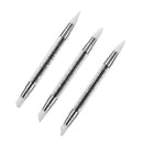 3pcs/Set Dual-Ended Silicone Nail Art Pens Hollow Carving Manicure Brushes