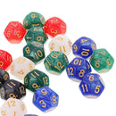 50 Die Polyhedral Set 16mm D12 Dice with Dice Carry Bag for Math Education