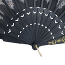 Spanish Style Lace Silk Folding Hand Held Dance Flower Fan Dance Party Wedding F