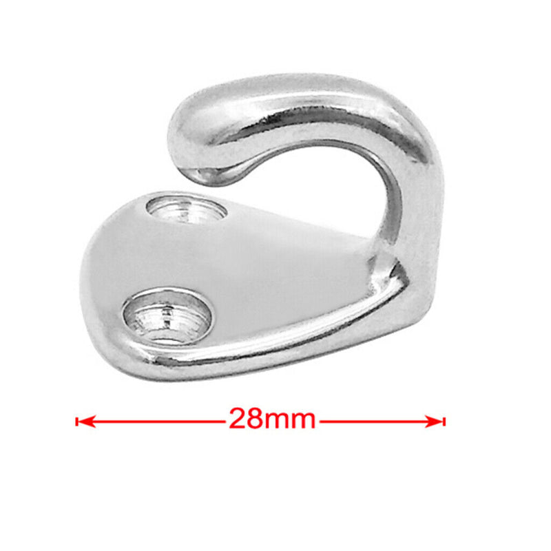 24pcs Boat Hanger Hook Coat and Hat Hook - Marine Grade 316 Stainless Steel