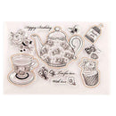 Teapot Seal Stamp Cutting Dies Stencil Set DIY Scrapbooking Embossing Photo