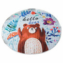 Kids Play Rug Cute Cartoon Bear Rug Backing Great For Nursery Baby,Parfect