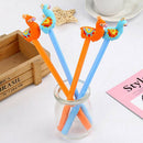 1Pc Cute Colorful Gel Pen Animal Black Colored Pen School Office Sup Gw
