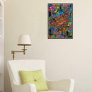 5D DIY Full Drill Diamond Painting Colorful Bird Cross Stitch Embroidery