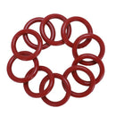 10 PCS Silicone O Ring Seal seal ring 16 mm x 21 mm x 2.5 mm