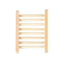 Natural Wood Bamboo Soap Drainer Dishes Tray Soap Dry Holder Storage Rack Pl Hn