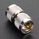 Walkie-Talkie Feeder Cable Double UHF PL259 Connector SL16 to SL16 Male Adapter