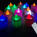 24Pcs LED Candle Light Flameless Flickering With Remote Control Warm White