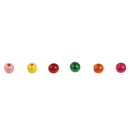 200pcs 8mm Round Spacer Colorful Loose Beads Wooden DIY Craft Decor
