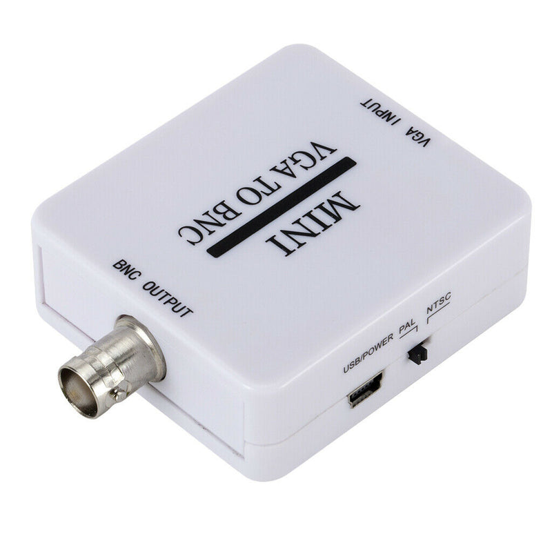 Mini VGA To BNC Video Converter Adapter Conversor Switcher For HDTV Monitor