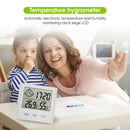 Multifunction Thermometer Hygrometer Electronic Temperature Monitor Clock