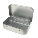 8-Pack Hinged Tin Box Containers With Solid Hinged Top,Use for First Aid Ki Q7M9