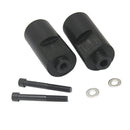 Black Frame Slider Fairing Protectors No Cut For 2004-2006 Yamaha YZF R1