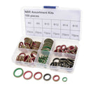 100 Pieces M6 M8 M10 M12 M14 M16 Self-Centered Seal Washer Kits