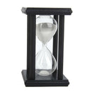Wooden Hourglass Hourglass Hourglass Decorated Gift (White, 30 min)